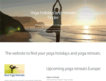 Tablet Screenshot of best-yoga-retreats.com